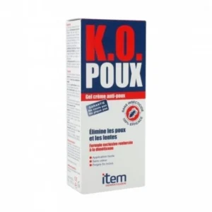 Item K.O Poux gel crème anti poux 100 ml Maroc