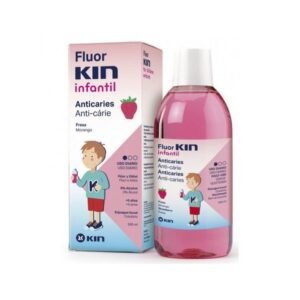 KIN Fluor Bain de Bouche Enfant Fraise 500ml Maroc