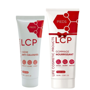 Lcp Pieds Secs Abimes Creme Anti-Callosites 75ml+gommage 100ml Pack Maroc