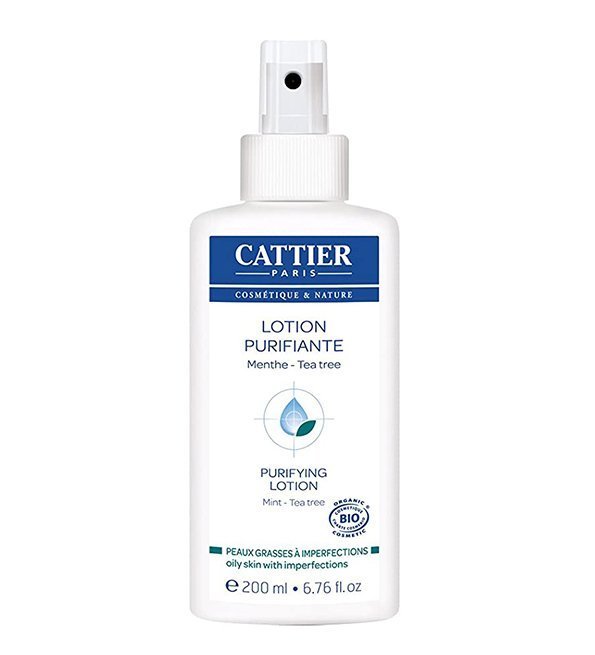 Cattier Peau Grasse à Imperfections Lotion Purifiante Menthe Spray 200ml Maroc