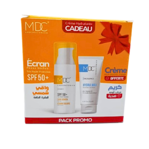 MDC Synergy Ecran Solaire Peaux Seche Spf50+ 50ml+hydra Max Creme Pack Maroc