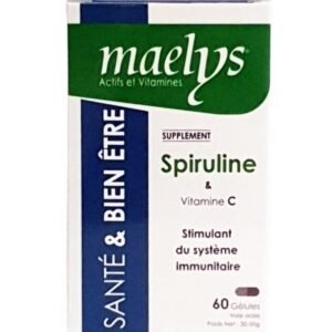 Maelys Spiruline et Vitamine C – 60 Gélules Maroc