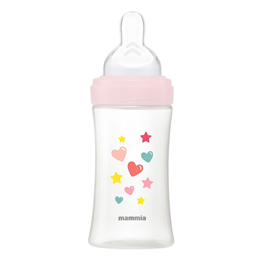 Mammia Biberon Physiologique avec Tetine Plate 240ml Maroc