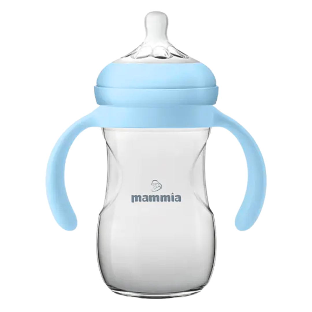 Mammia Biberon Natural Feeling avec Poignée Ergonomique 330ml Maroc