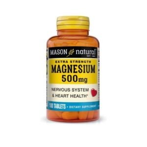 Mason Natural Magnesium 500mg 100 Tablets Maroc