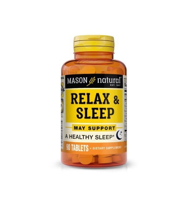Mason Natural Relax & Sleep 90 Tablets Maroc