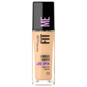 MAYBELLINE Fit Me Fond de Teint Luminous +smooth Spf18 Nu 120 30ml Maroc