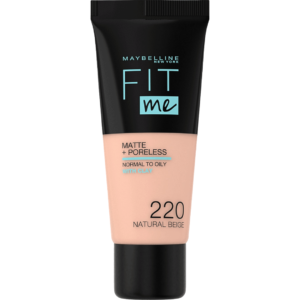 MAYBELLINE Fonds de Teint Fit Me Matte+poreless 220 30ml Maroc