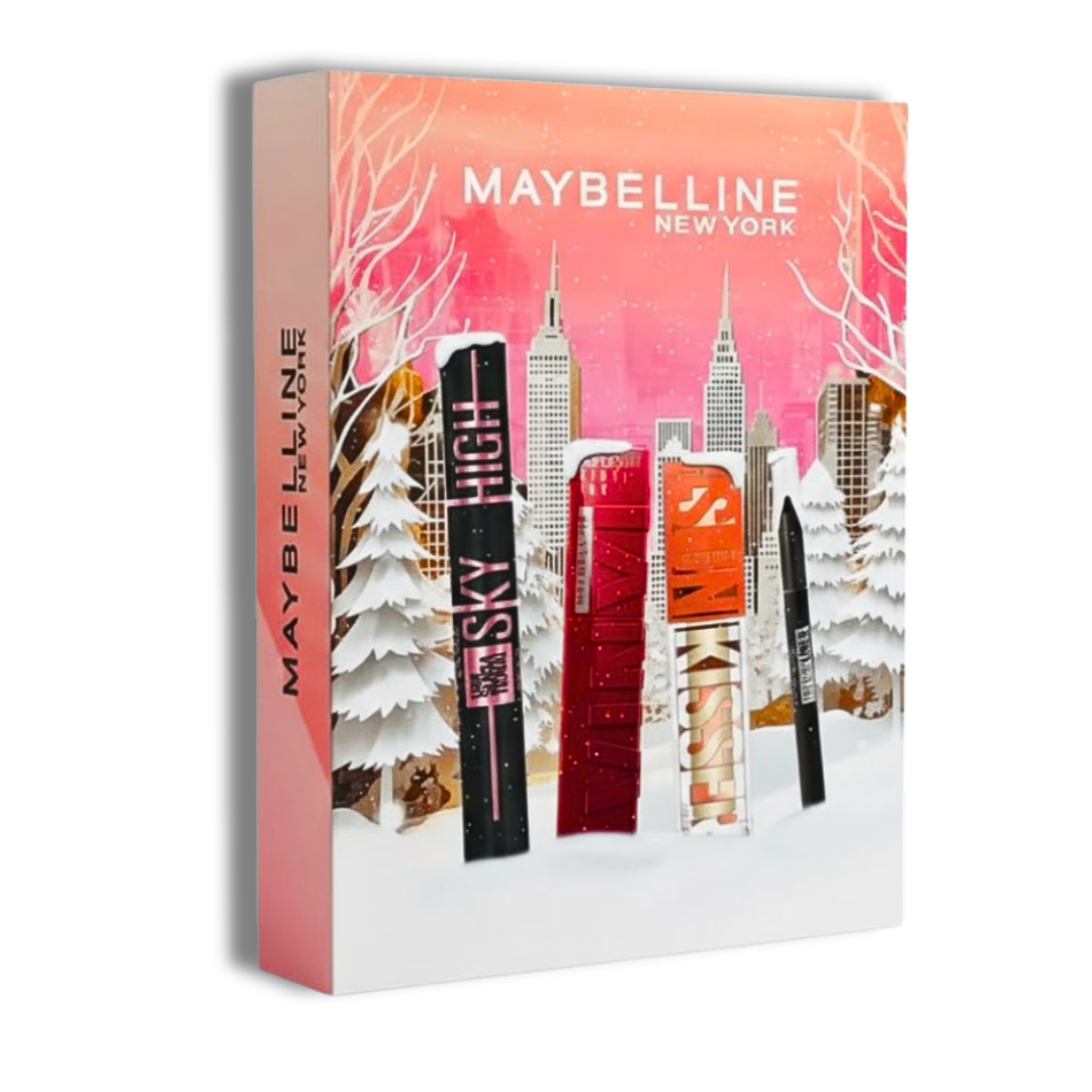 MAYBELLINE Skyn High+vinyl Ink+highlighter+tatto Liner Coffret Maroc