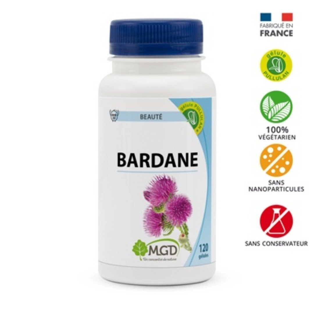 MGD NATURE Bardane 120 Gelules Maroc