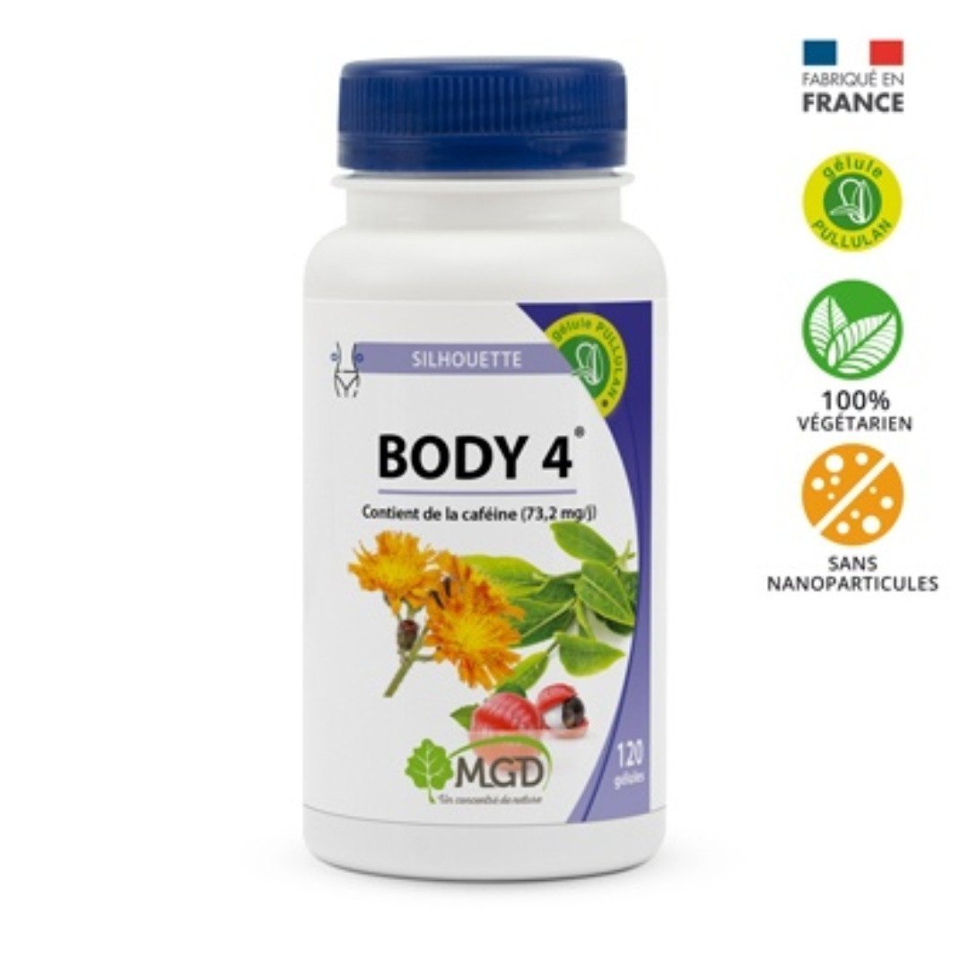 MGD NATURE Body 4 120 Gelules Maroc