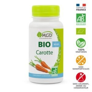 MGD NATURE Carotte 90 Gelules Maroc