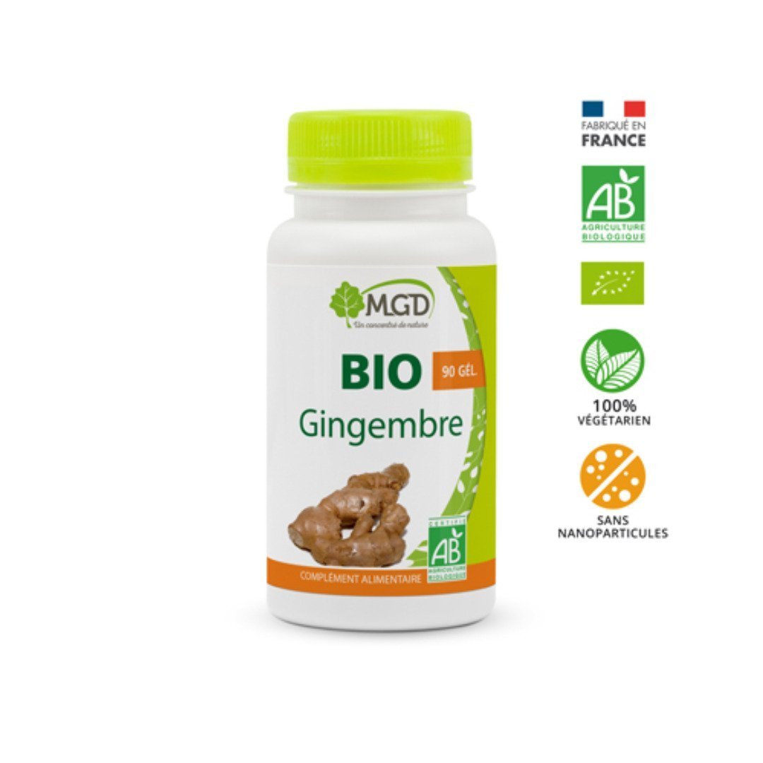 MGD NATURE Gingembre 90 Gelules Maroc