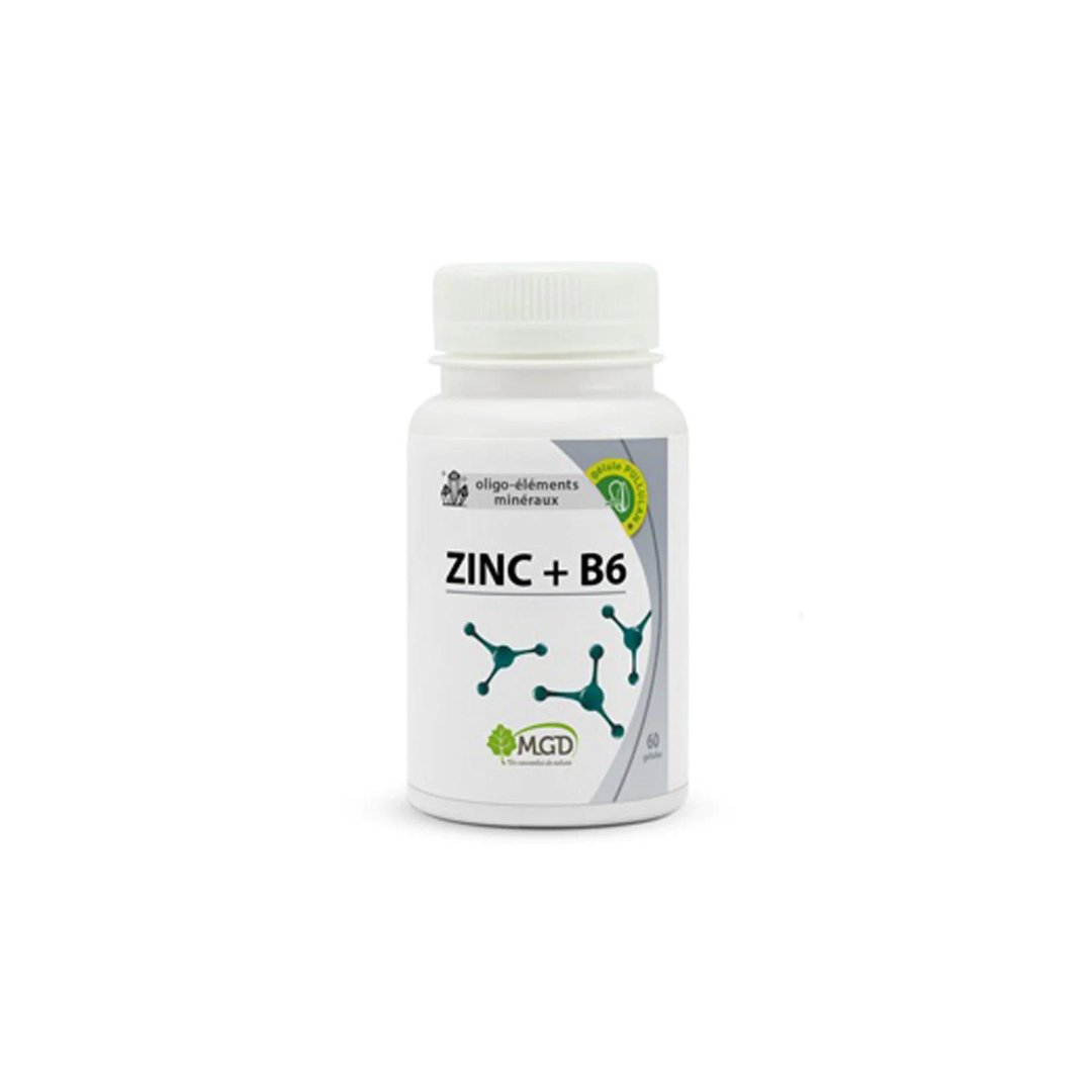 MGD NATURE Zinc+ B6 60 Gelules Maroc