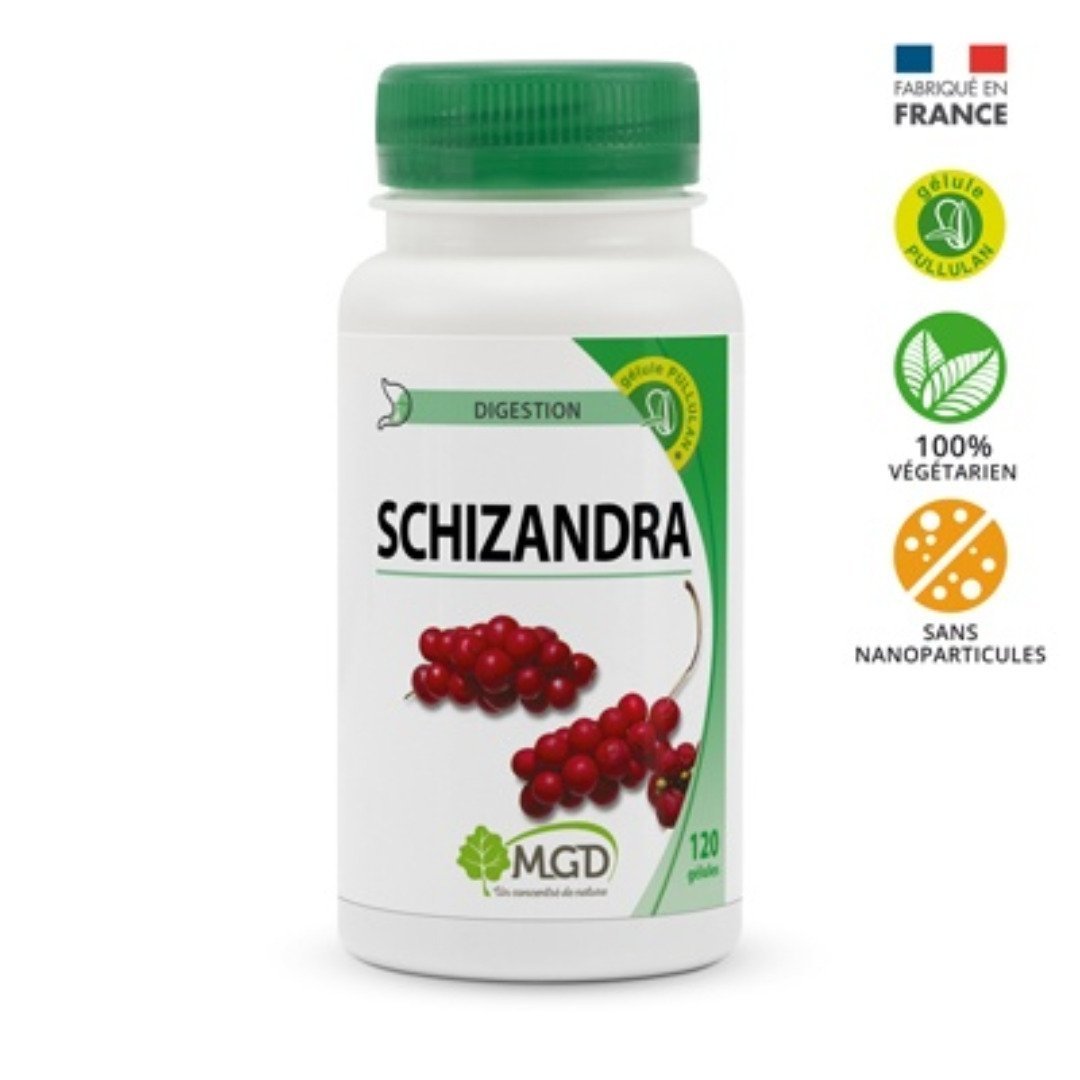 MGD NATURE Schizandra 120 Gelules Maroc