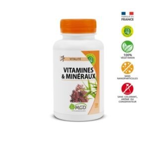 Mgd Vitamines & Mineraux 120 Gelules Maroc