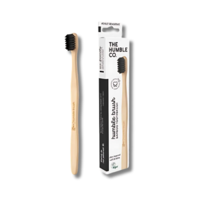 Humble Brosse a Dents Bambou Adulte Noir Dents Sensibles Maroc