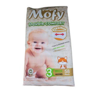 MOFY Couches Bebe Midi N° 3 4-9kg/58 Pieces Maroc