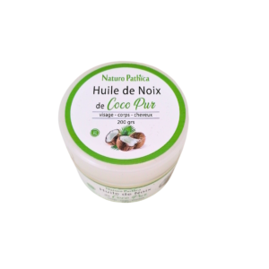 NATURO PATHICA Huile de Noix de Coco Pure 200g Maroc