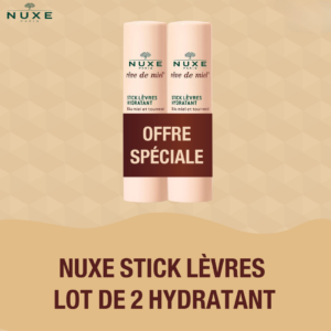 NUXE Rêve de Miel – Stick Lèvres Hydratant Lot de 2 Maroc