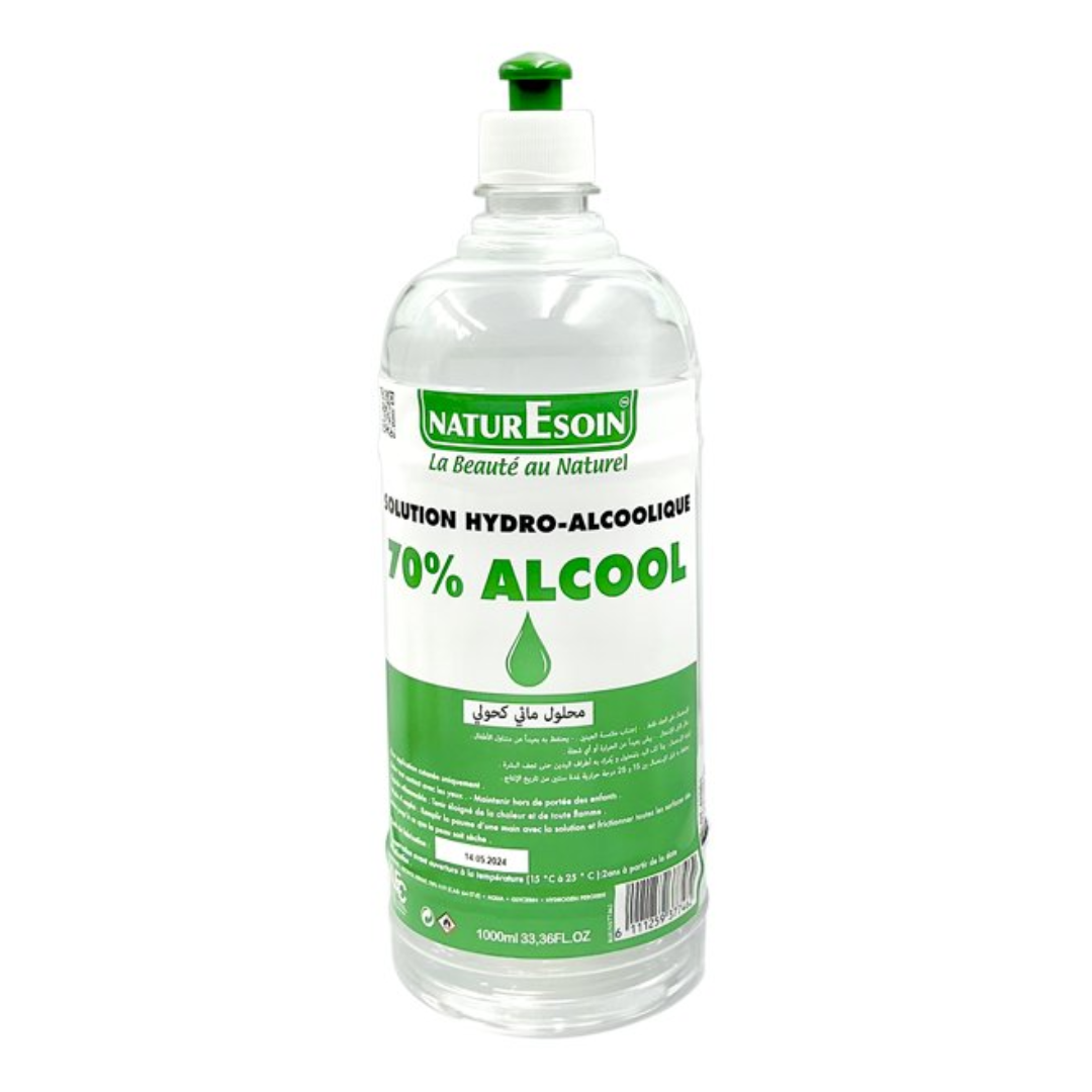 NATURESOIN Solution Alcool 70% 1l Maroc