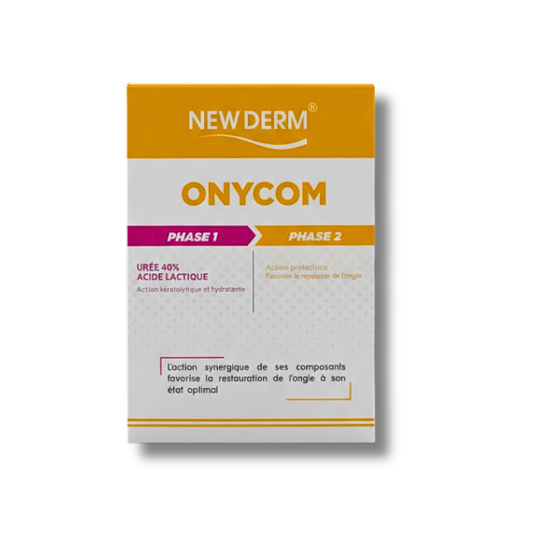 NEW DERM Onycom Phase 1 + Phase 2 Maroc