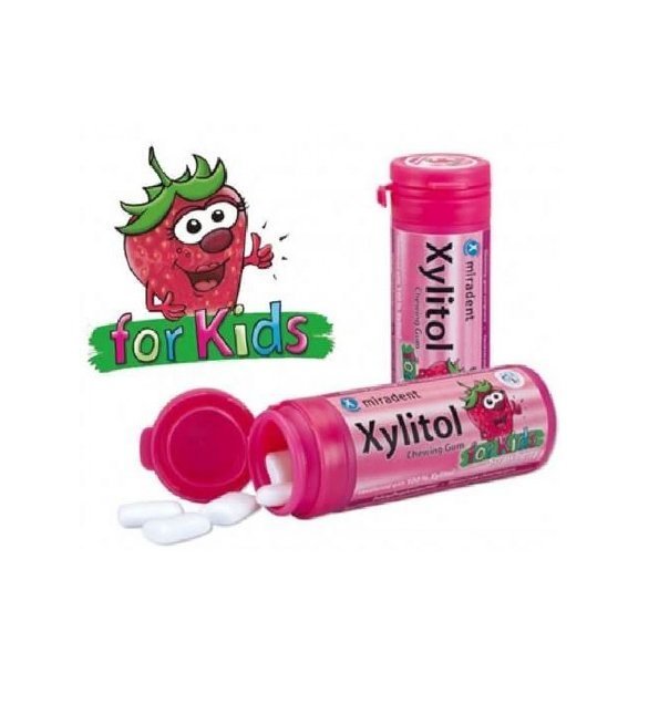 MIRADENT Chwing Gum Fraise Kids 30 Maroc