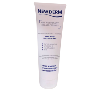 NEW DERM Gel Nettoyant Eclaircissante 250ml Maroc