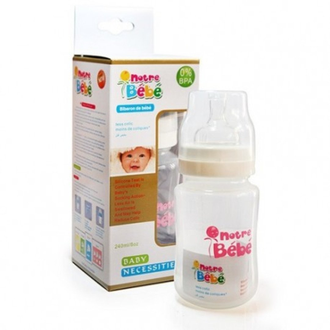NOTRE BEBE Biberon Simple +3m 240ml Maroc