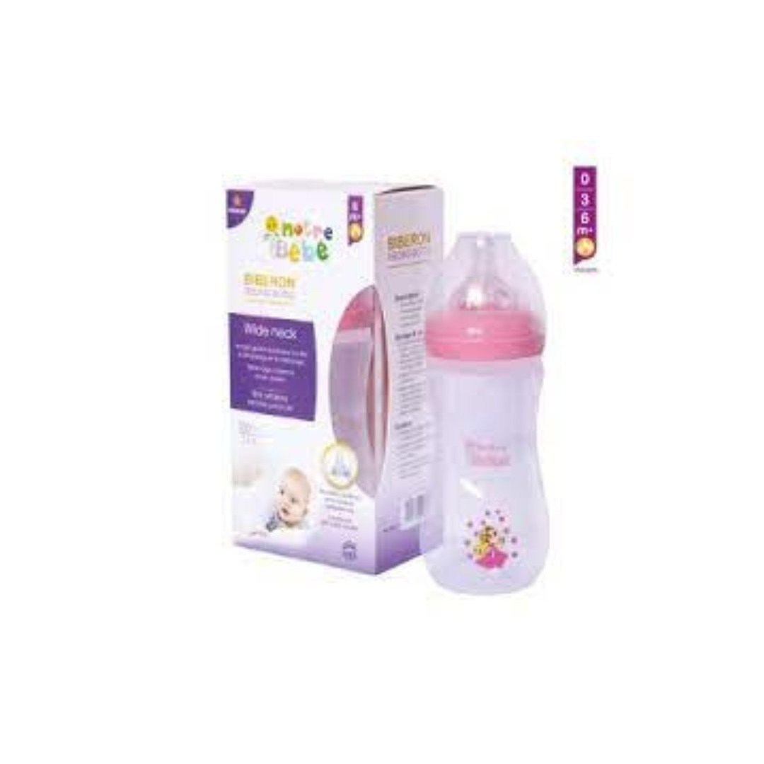 NOTRE BEBE Biberon Wide Neck +6m 330ml Maroc