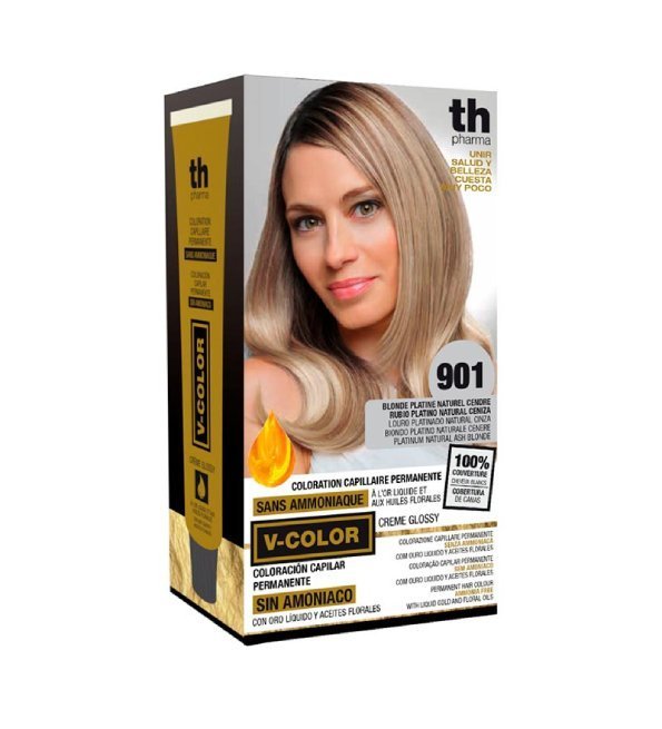 Th-Pharma Th-Vitalia Color N° 901 Blond Platine Naturel cendre Maroc