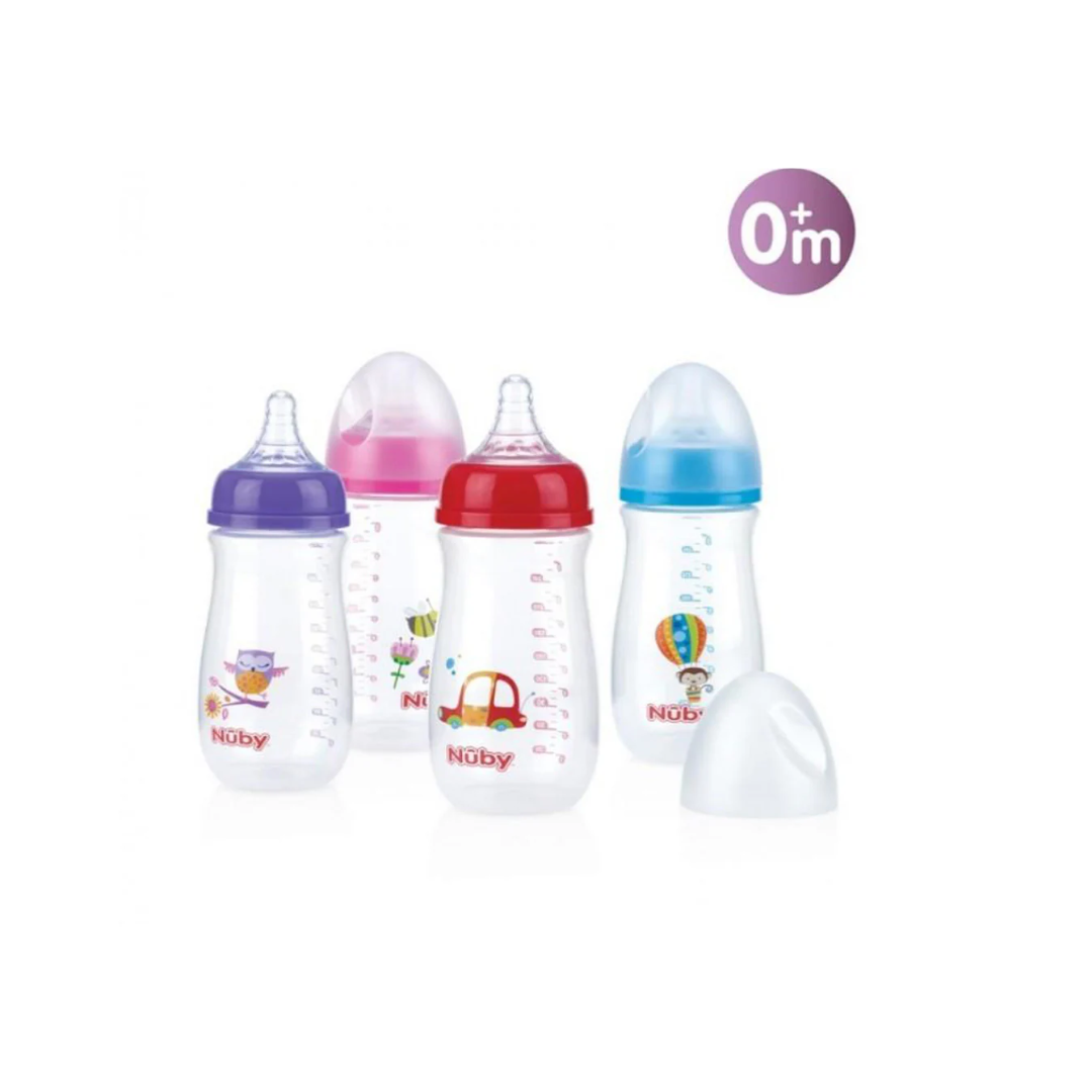 Nuby Biberon Oval Large 270ml +0m Id1242 Maroc