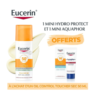 Eucerin Ecran Oil Control 50ml+Hydro Protect 5ml+Dermo Serum 5ml Pack Maroc