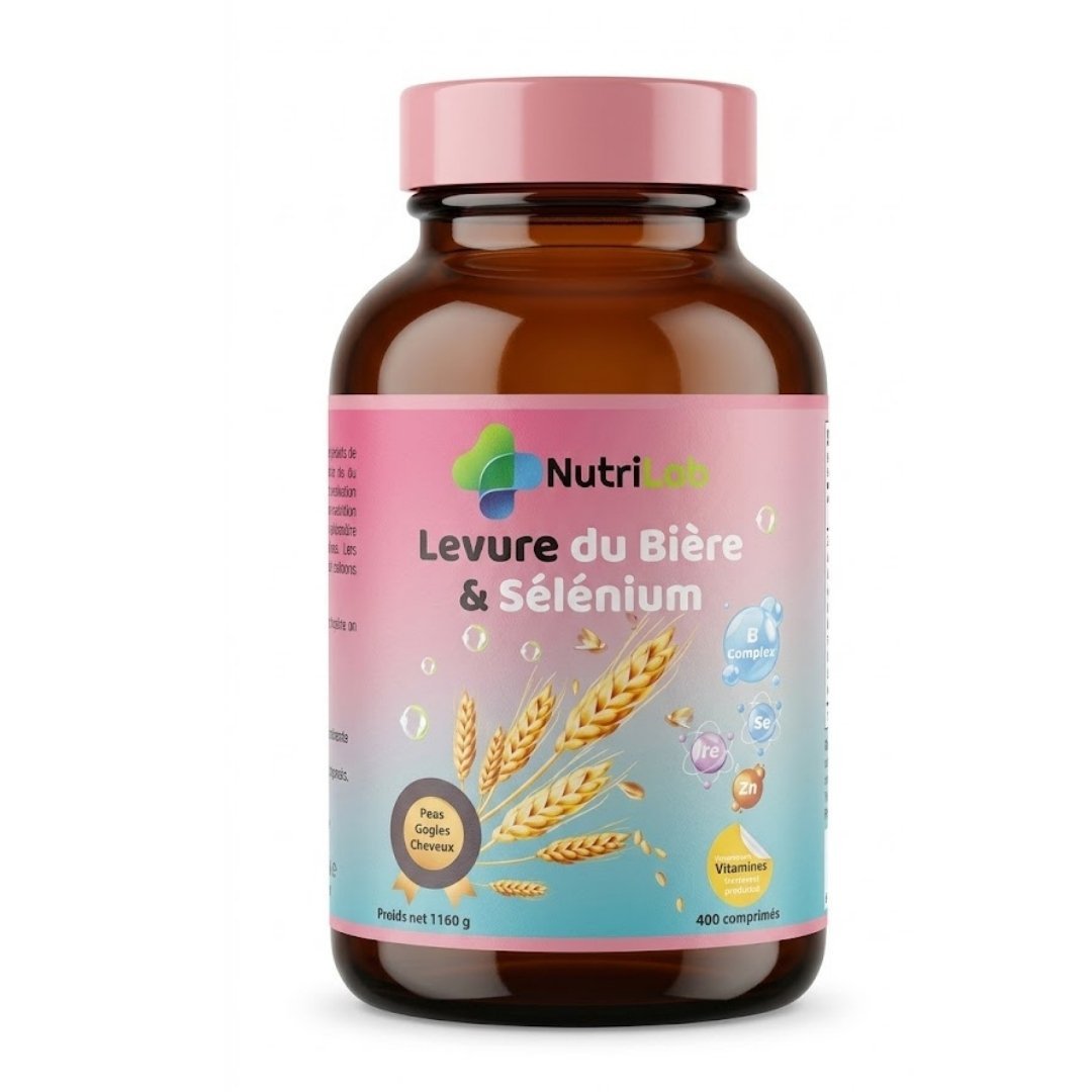 Nutrilab Levure de Biere 400 Comprimes Maroc