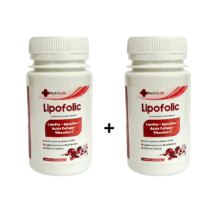 NUTRILAB Lipofolic 2×30 Gelules Pack Maroc