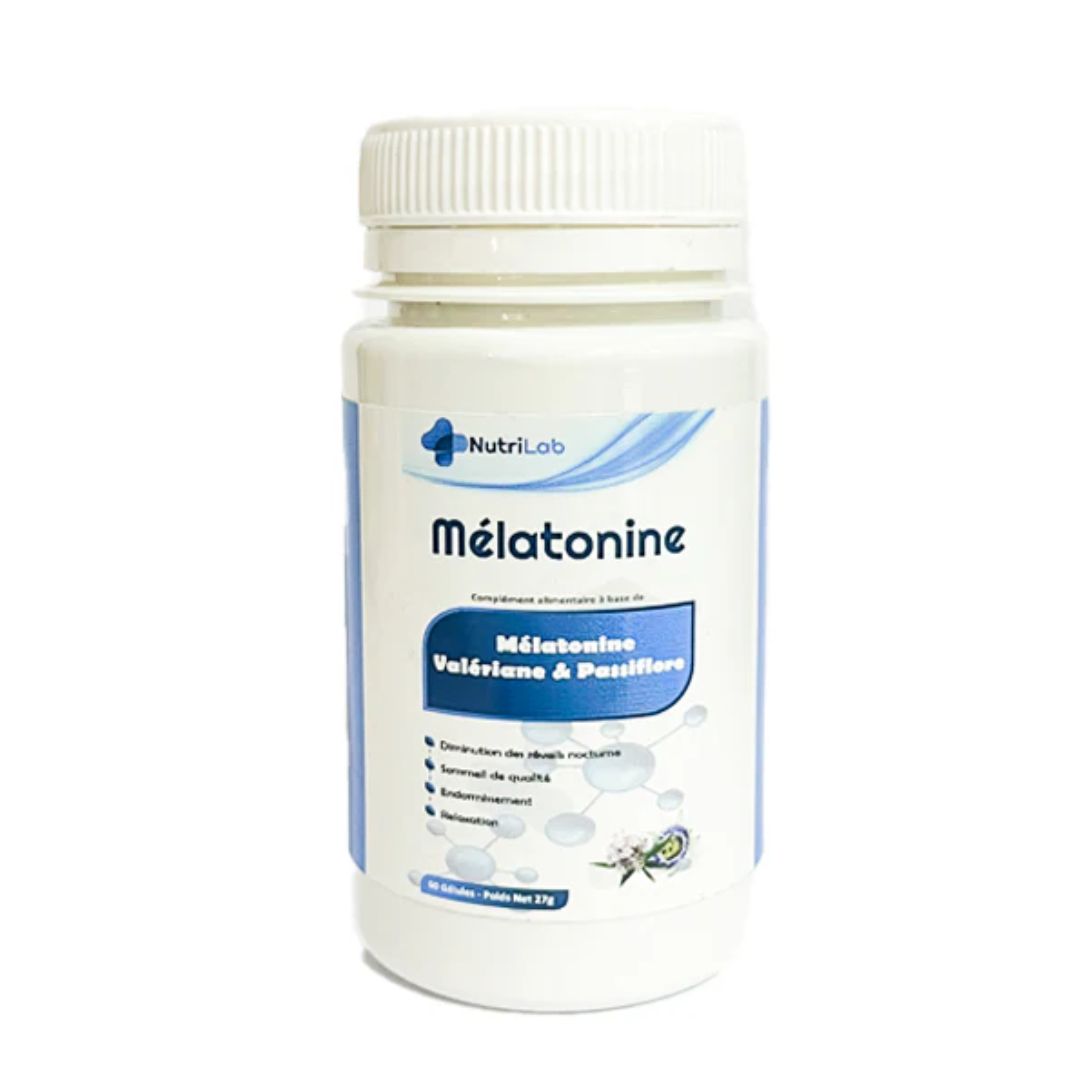 NUTRILAB Melatonine 60 Gelules Maroc