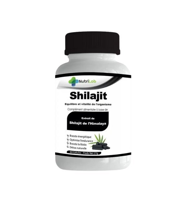 NUTRILAB Shilajit 60 Gelules Maroc
