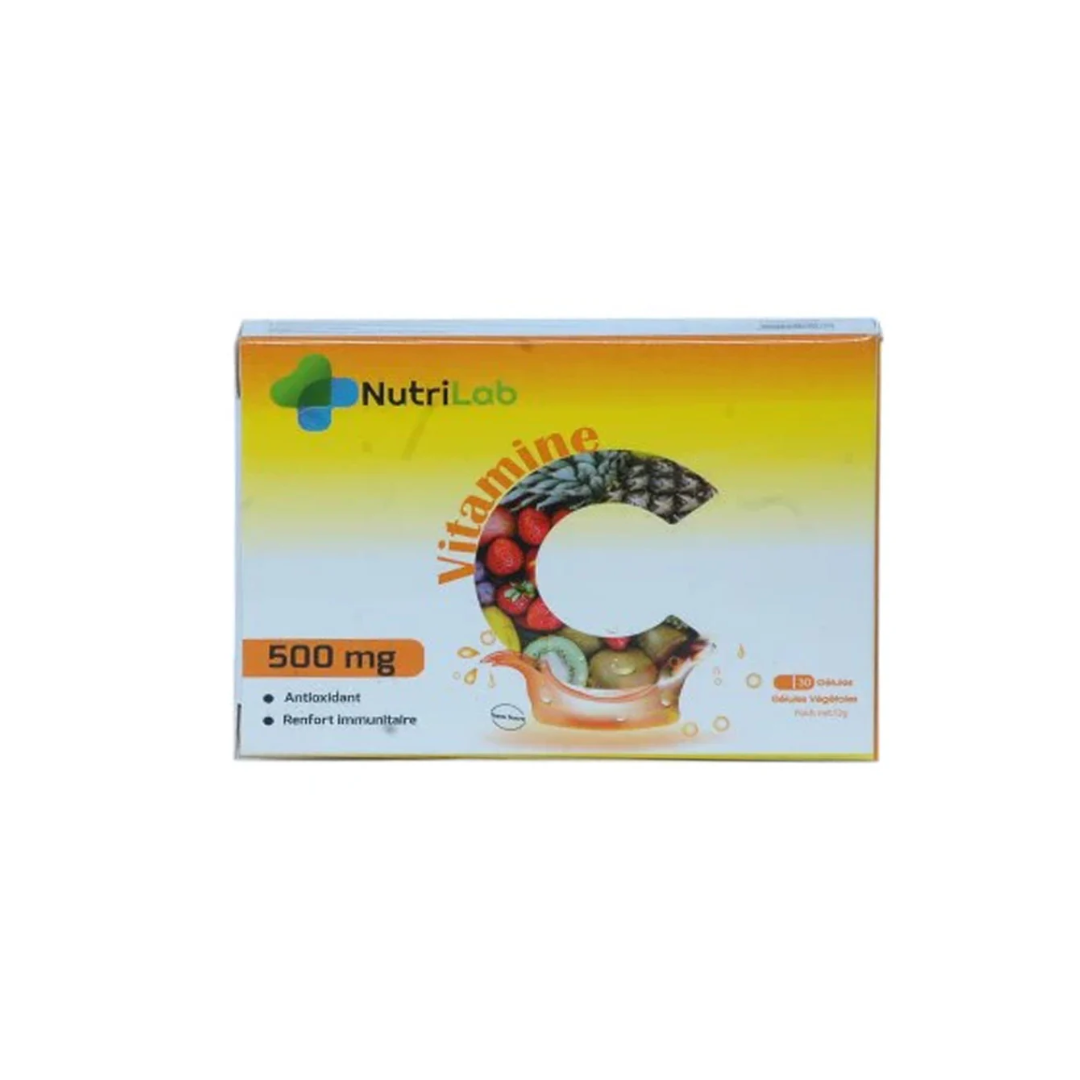 NUTRILAB Acerola Vitamine C 30 Gelules Maroc