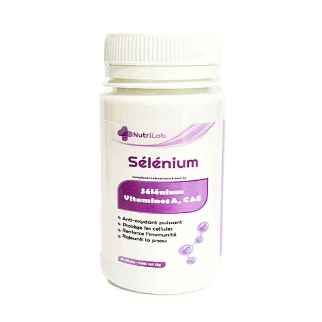 NUTRILAB Selenium 60 Gelules Maroc
