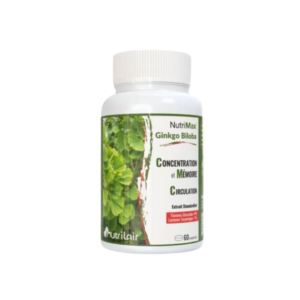 NUTRIMAX Ginkgo Biloba 60 Comprimes Maroc