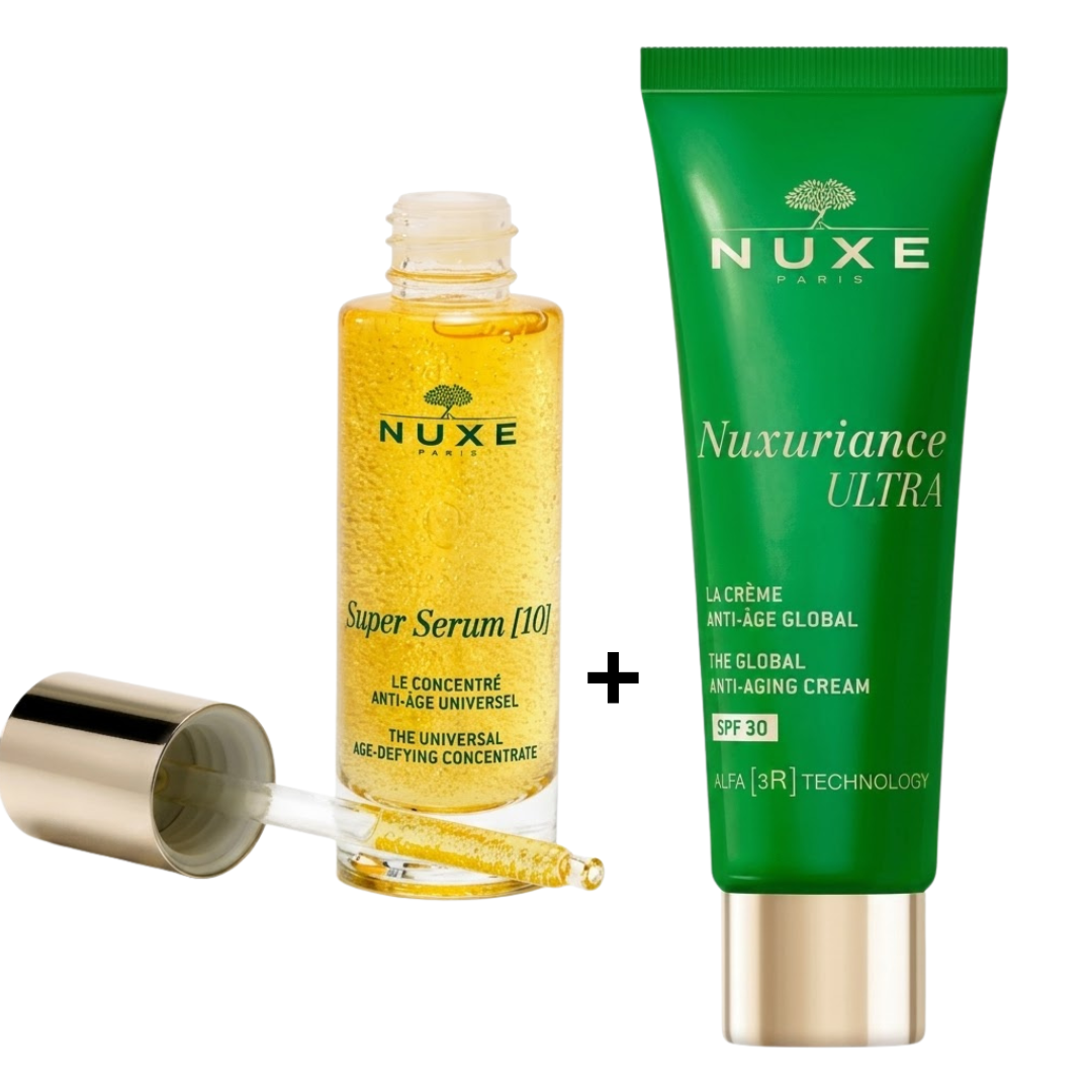 NUXE Super Serum 10 30ml+nuxuriance Ultra Creme Global Spf30 Duo Pack Maroc
