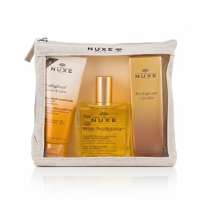 NUXE Prodigieux Trousse Huile Douche+huile Seche 100ml+parfu Maroc