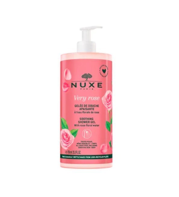 NUXE Very Rose Gelee de Douche Apaisant 750ml Maroc