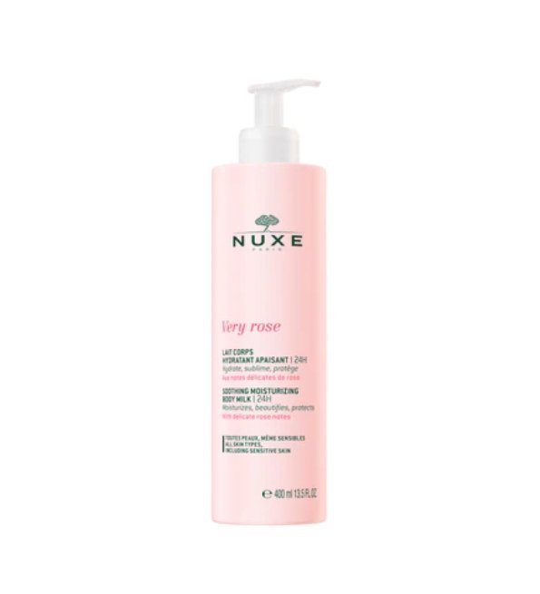 NUXE Very Rose Lait Corps Hydratant Apaisant 24h 400ml Maroc