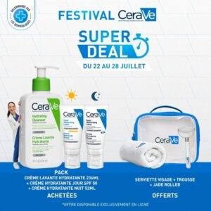 Super Deal Crème Lavante Hydratante | 236ml + Crème Hydratante Visage | 52ml + Crème Hydratante Visage Spf50 | 52ml Maroc