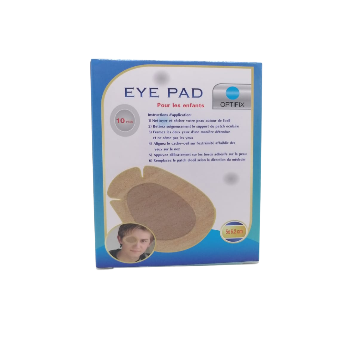 OPTIFIX Eye Pad For Enfant Am 5 X 6.2 10 Pieces Maroc