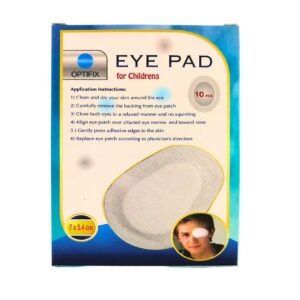 OPTIFIX Eye Pad Enfantts Ortho 7×5.4cm 10 Pieces Maroc