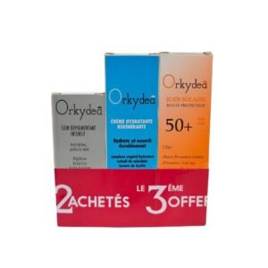 ORKYDEA Ecran Solaire + Creme Hydratantsoin + Soin Depigmentant Maroc