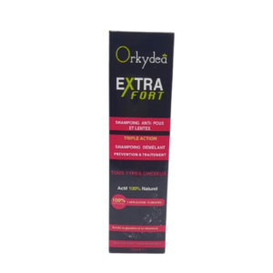 Orkydea Extra Fort Shampoig Anti-Poux Et Lentes 125ml Maroc