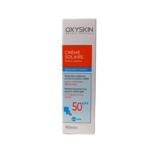 OXYSKIN Ecran Solaire Peaux Seches Spf50+ 40ml Maroc